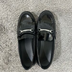 Old Navy Black Patent Loafers